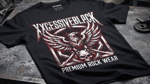 Dein Premium Rock T-Shirt: Massive, entschleunigte Qualität aus 100 % gekämmter Baumwolle für radikale Langlebigkeit gegen Fast-Fashion.