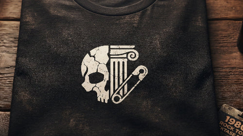 Dein Premium Rock T-Shirt - Archäologie der Gegenkultur und schweres Bio-Baumwoll-Design.