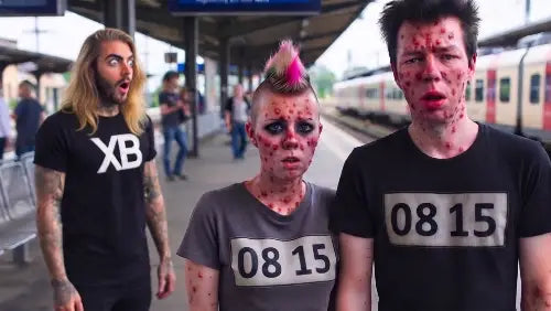 Schadstofffreie Kleidung: Hautausschlag durch billige T-Shirts im Vergleich zu deinem Premium Rock T-Shirt von XB.