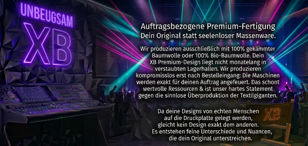 Auftragsbezogene Premium-Fertigung von XXCESSIVEBLACK.