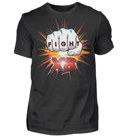  Premium Rock T-Shirt für Männer mit Fight-Design.