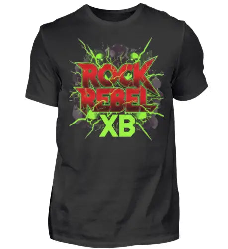 Premium Rock T-Shit für Männer mit Rock-Rebel-Design.