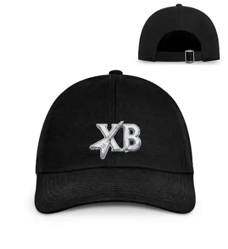 Schwarze Premium Rockwear Cap von XB mit hochwertigem Premium-Stick XB V-Origin.